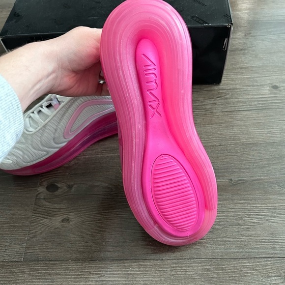 Nike Air Max 720 White Pink Rise Laser Fuchsia Airmax - Picture 5 of 6